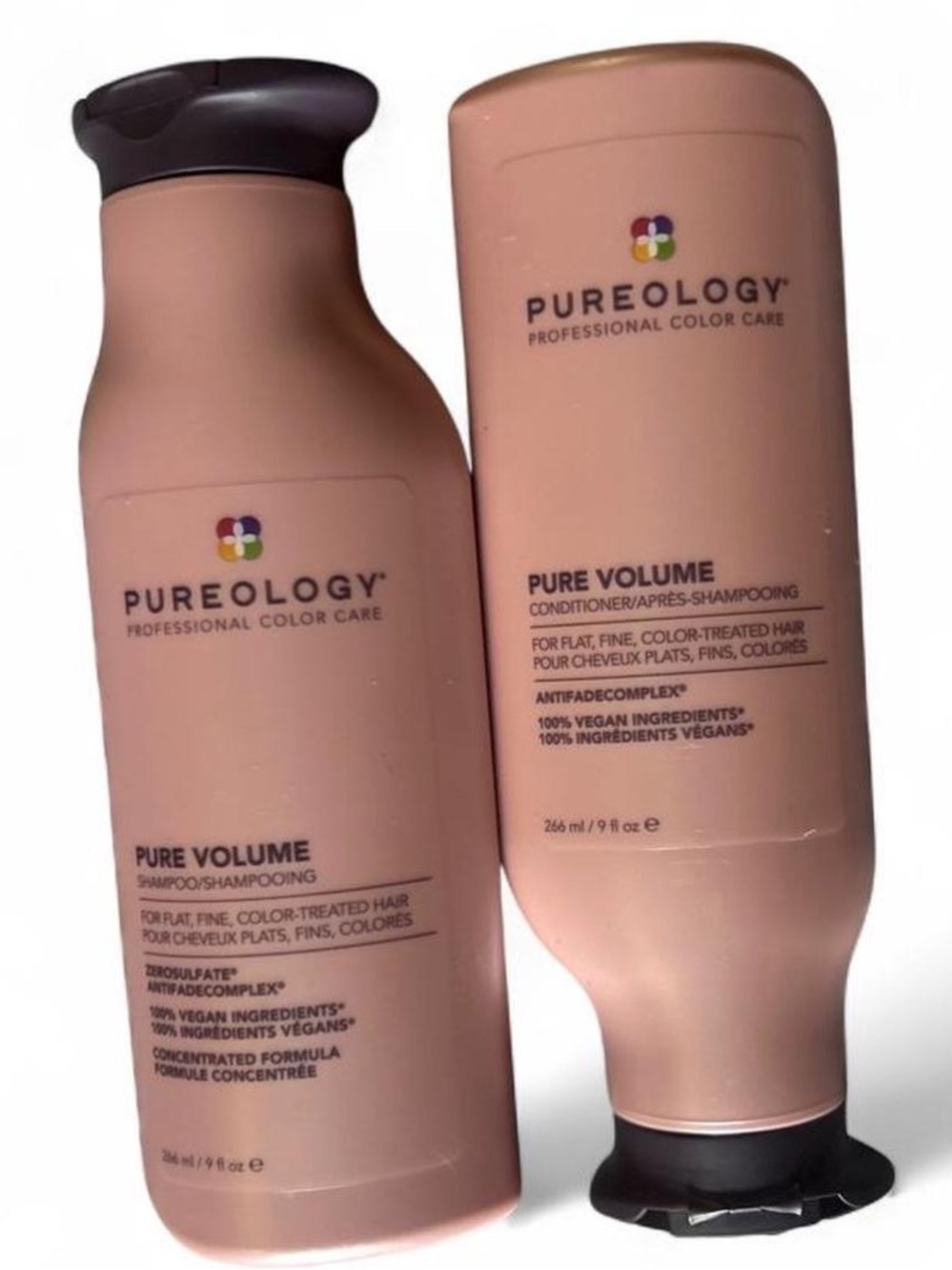 New Pureology Pure Volume Shampoo & Conditioner Set. 9oz each